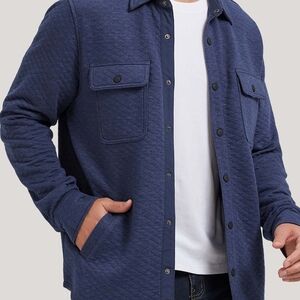 Cloudveil Mountain Works Men Quilted Jacquard Knit Shirt Jacket NWT XL